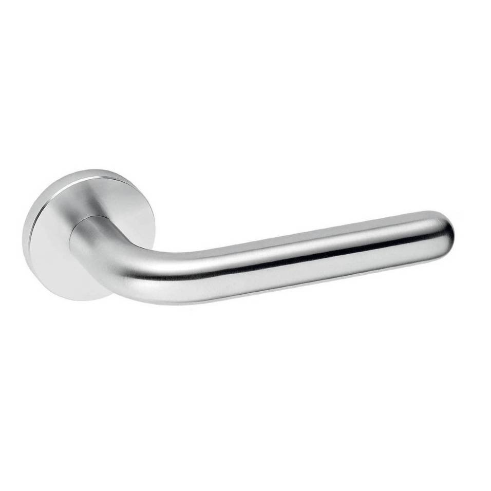 Imagen de Manilla para puerta Tubular 140 de JNF. Juego roseta redonda